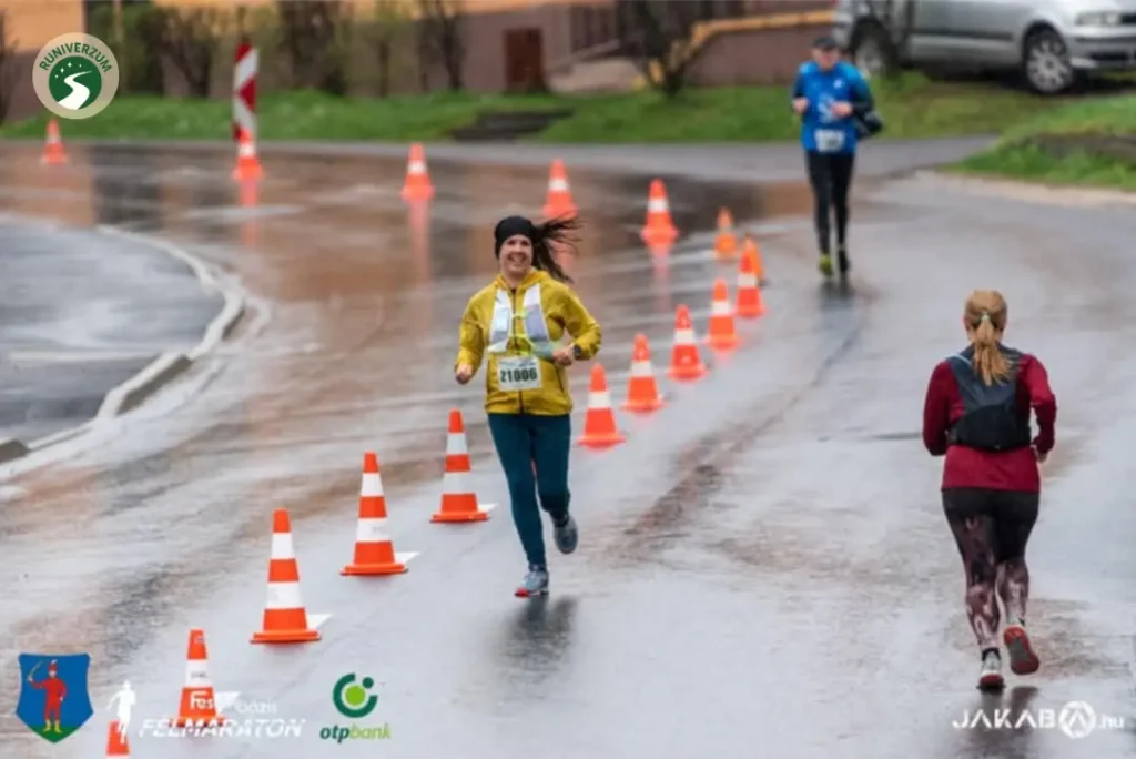 Futó anyuka Jánosháza félmaratonon